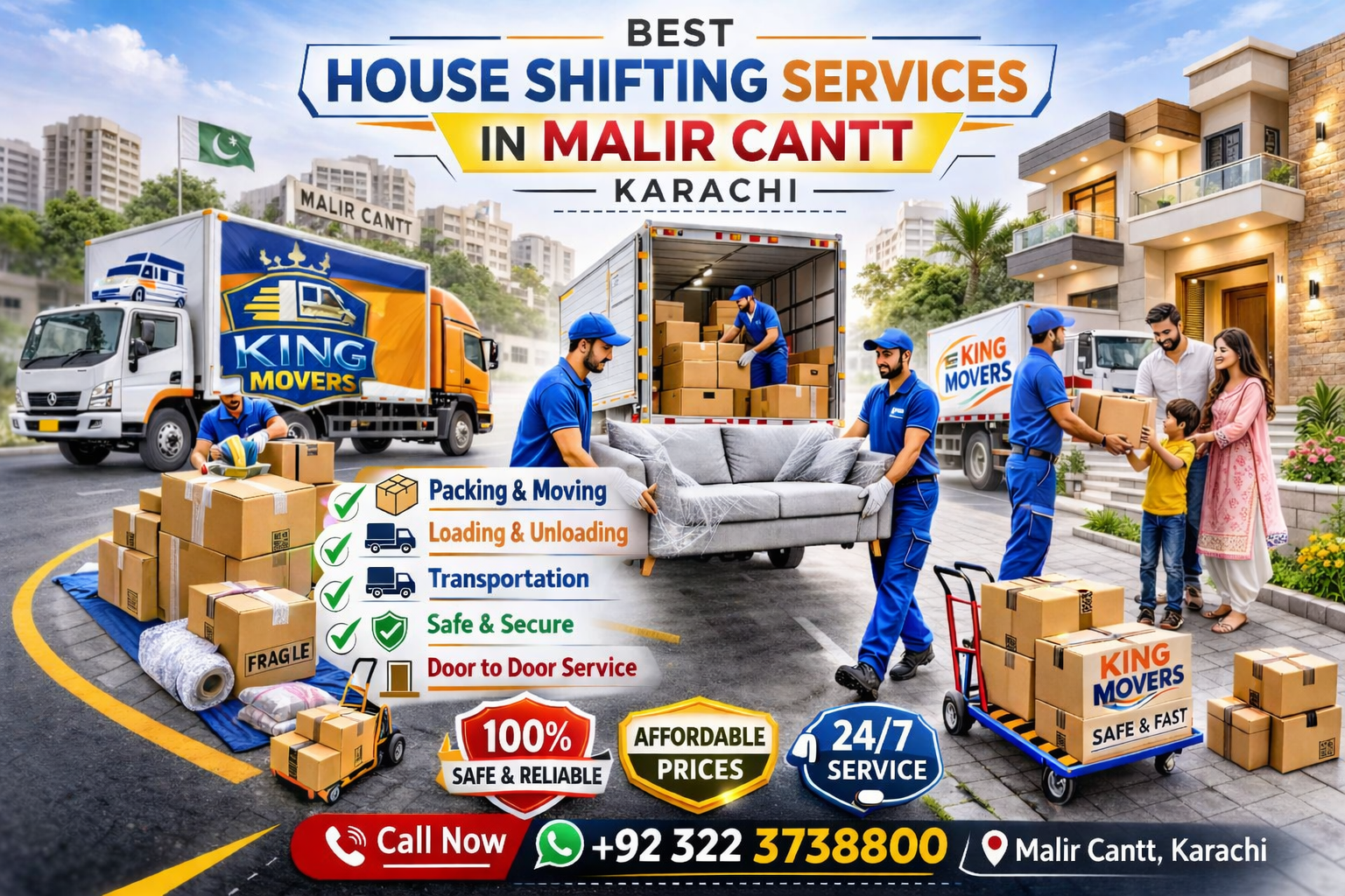 Best House Shifting Services in Malir Cantt
