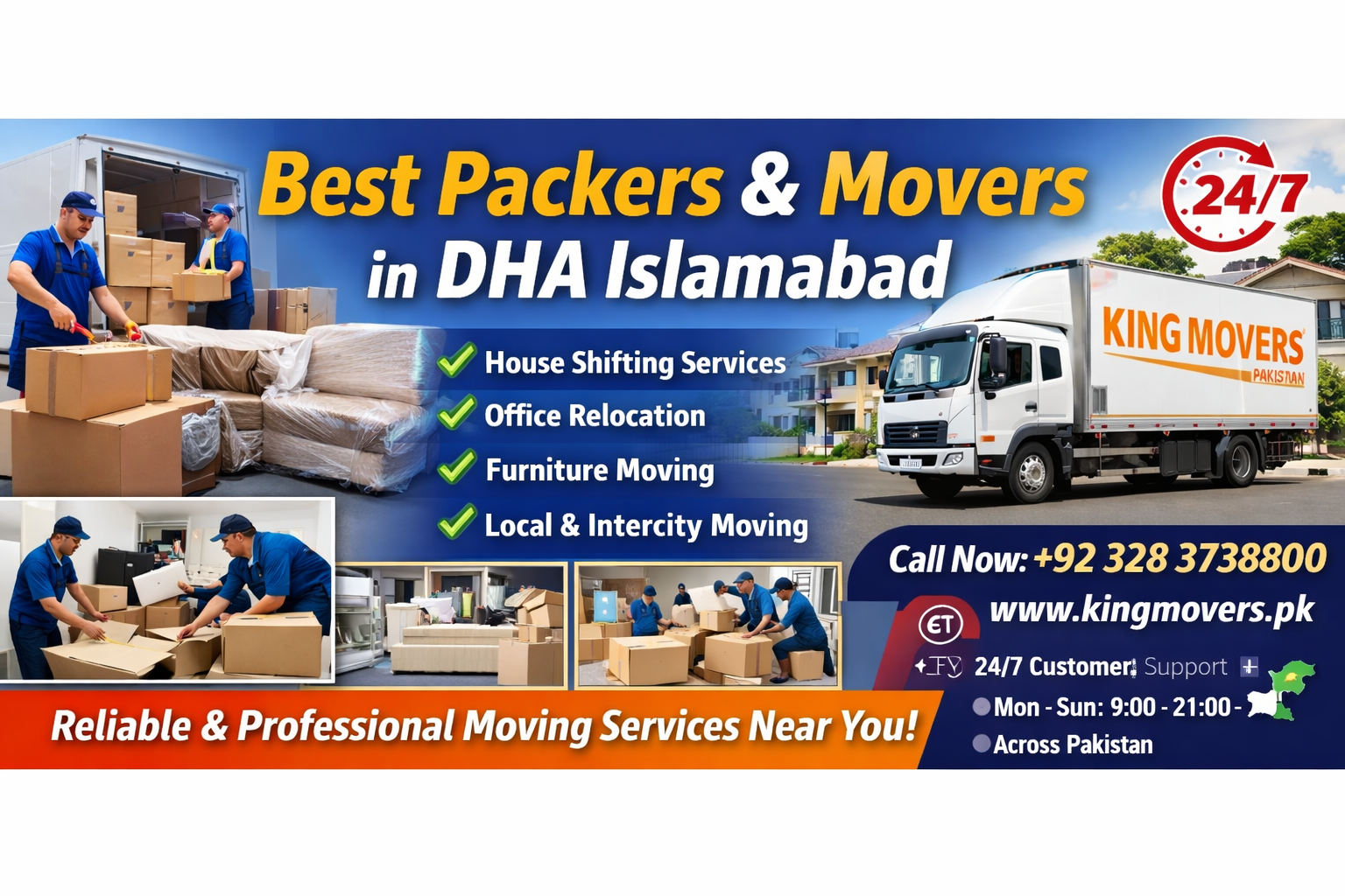 Best Packers and Movers in DHA Islamabad, Pakistan