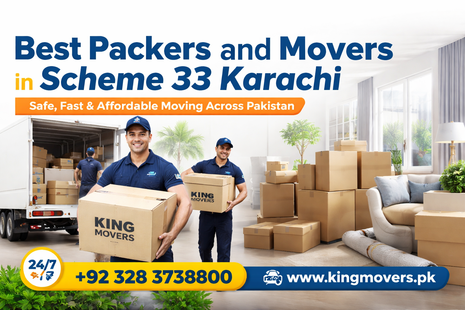 Best Packers and Movers in Scheme 33 Karachi