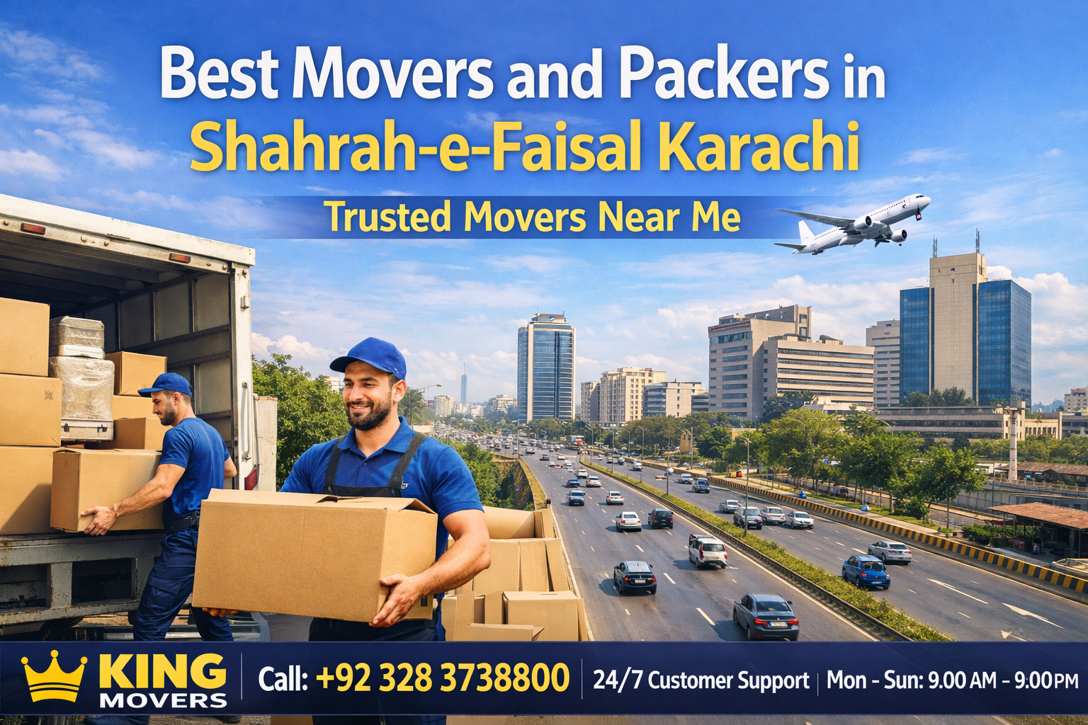 Best Movers and Packers in Shahrah-e-Faisal Karachi – Trusted Movers Near Me