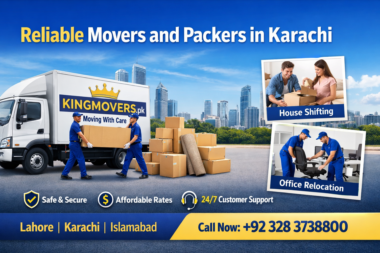 Reliable Movers and Packers in Karachi House & Office Relocation Services