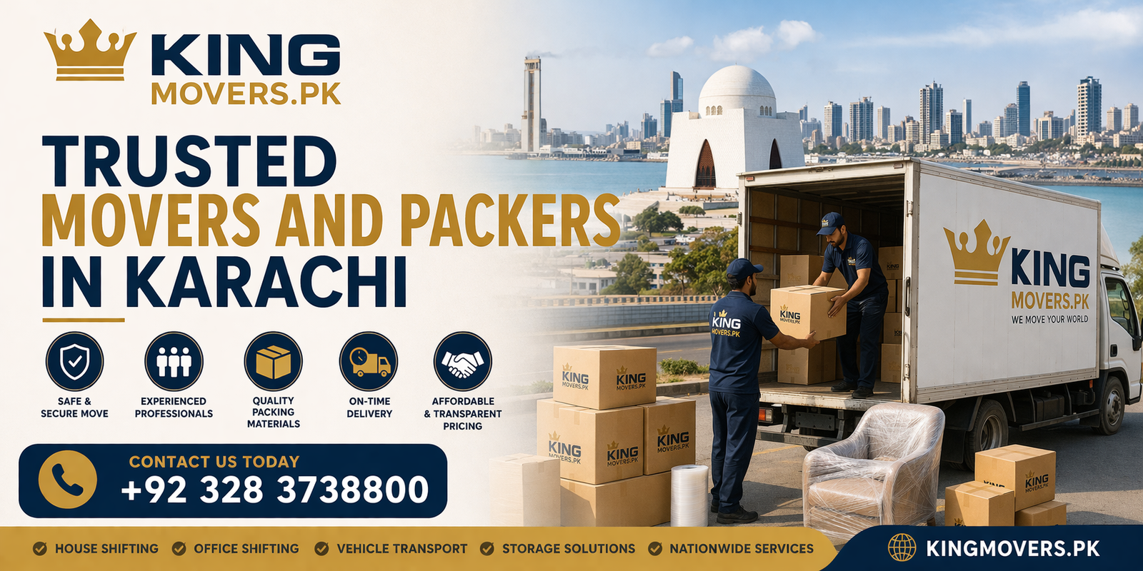 Trusted Relocation Company in Karachi Kingmovers.pk