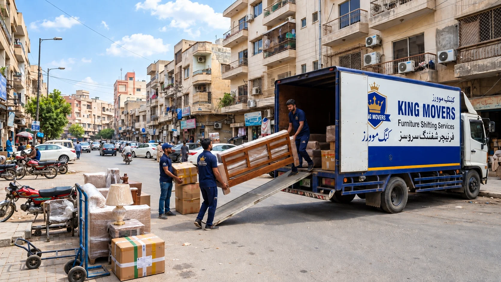 Furniture Shifting Services in Karachi – Careful Packing and Moving with King Movers